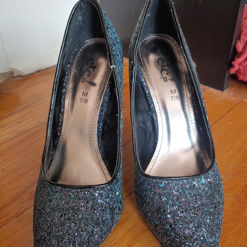 rue21 etc! Black Sparkly heels